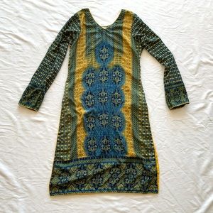 Beautiful Silky Indian Pakistan Kurti Kurta / Churidar